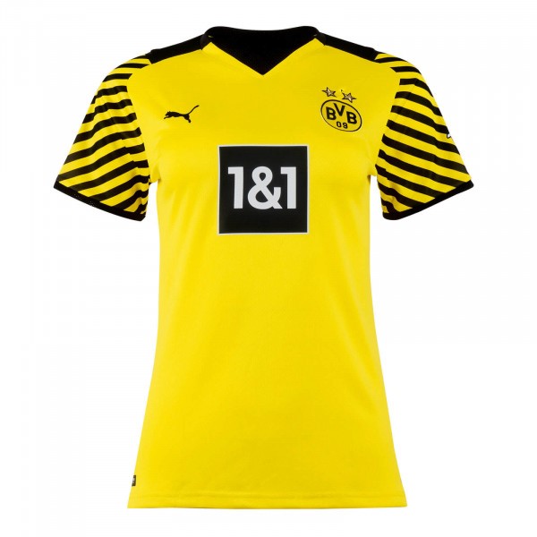 Camiseta Borussia Dortmund 1ª Mujer 2021/22 Amarillo